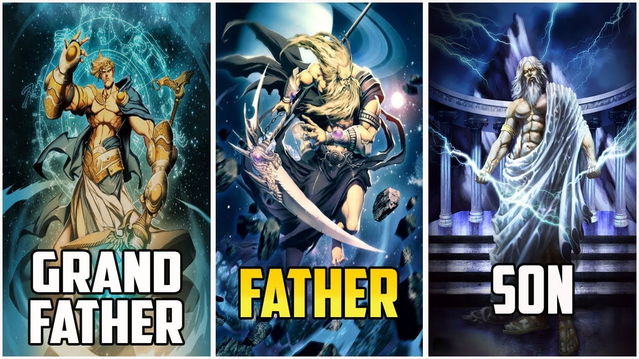 The Story of Uranus, Cronos and Zeus | Yours Mythically