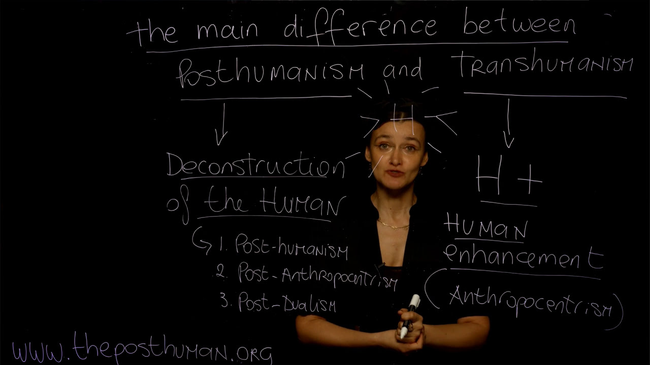 The MAIN DIFFERENCE between Posthumanism and Transhumanism - Dr. Ferrando (NYU), Concept n. 2