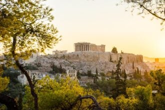 The city of Athens, Greece